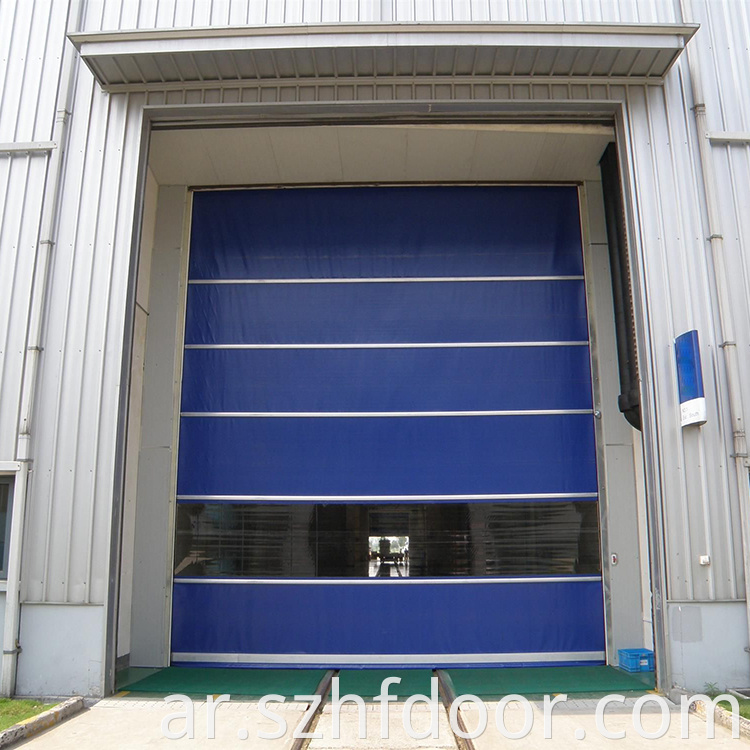Composite steel fire shutter door